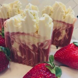 Strawberry Shortcake Goats Mill Soap